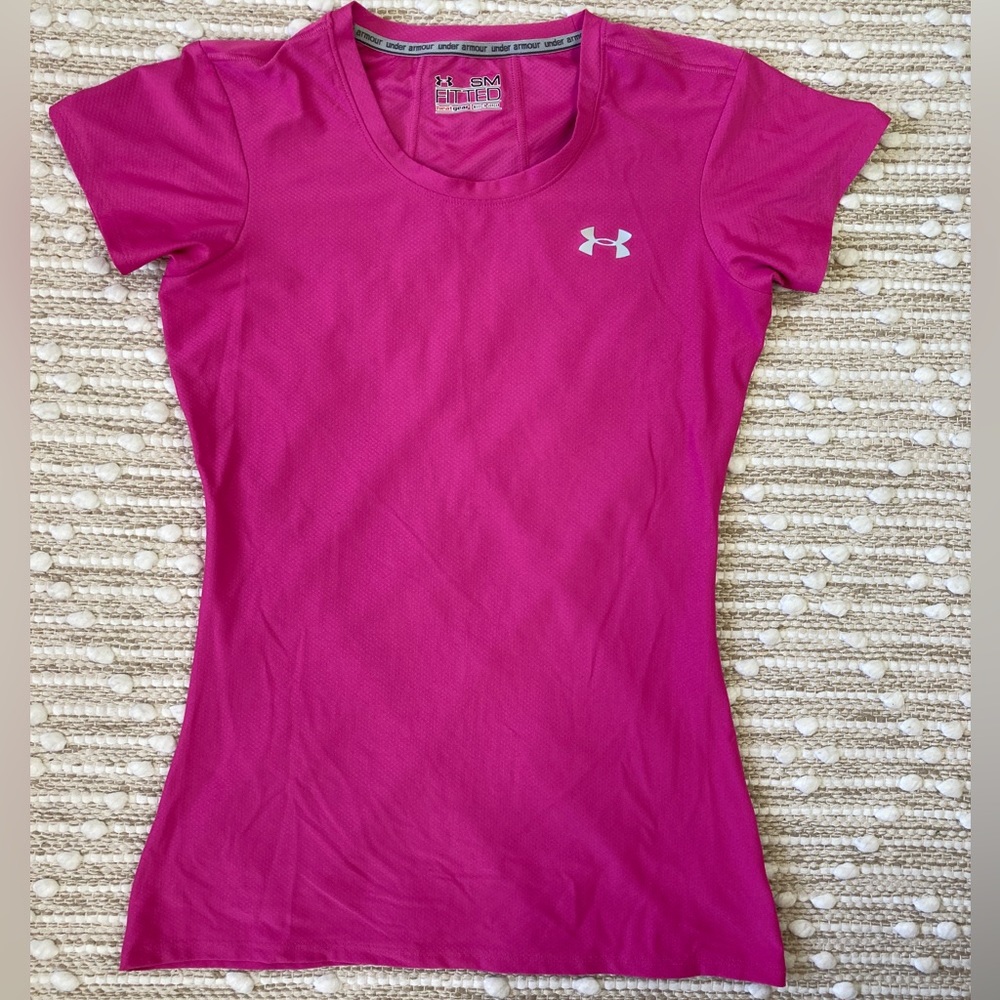 Under Armour Heat Gear Athletic Workout Top S